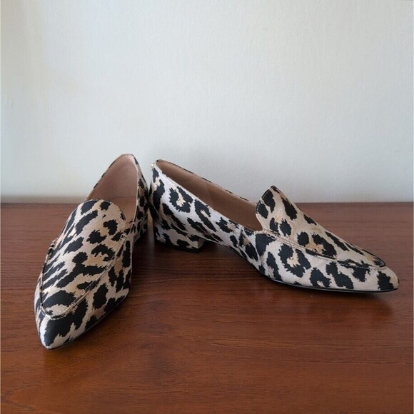 Cole Haan Vivian Leopard Print Loafer Pointed Toe Low Heel Womens 8B - Picture 1 of 6